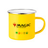 Yellow Enamel Metallic Cup 360ml
