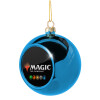 Χριστουγεννιάτικη μπάλα δένδρου Μπλε 8cm