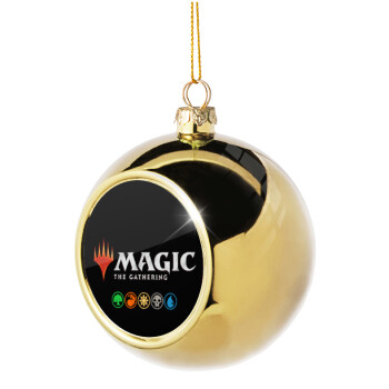 Magic the Gathering, Χριστουγεννιάτικη μπάλα δένδρου Χρυσή 8cm