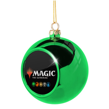 Magic the Gathering, Χριστουγεννιάτικη μπάλα δένδρου Πράσινη 8cm