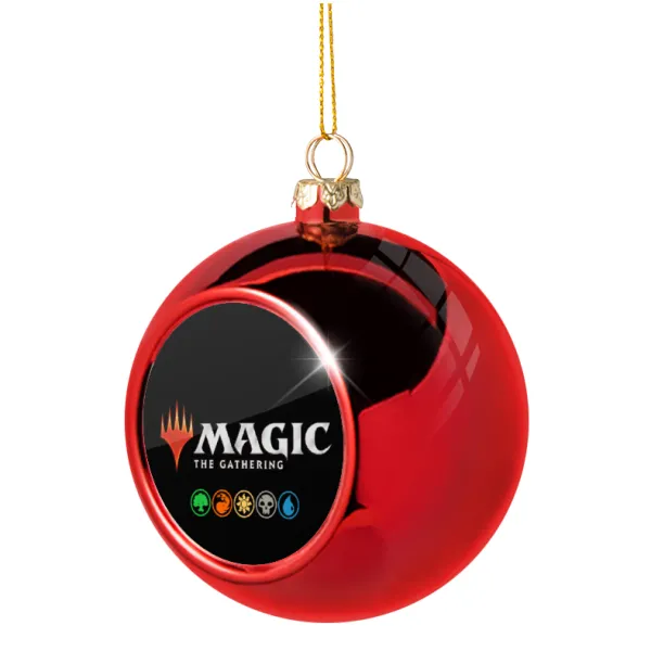 Magic the Gathering — Χριστουγεννιάτικη μπάλα δένδρου Κόκκινη 8cm