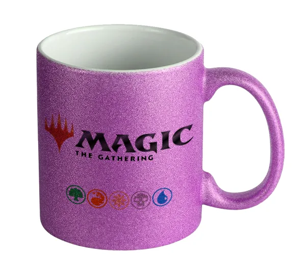 Magic the Gathering — Κούπα Μωβ Glitter που γυαλίζει, κεραμική, 330ml