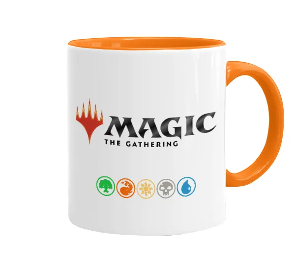 Magic the Gathering — Κούπα χρωματιστή πορτοκαλί, κεραμική, 330ml