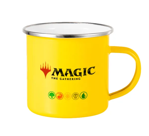 Magic the Gathering — Yellow Enamel Metallic Cup 360ml
