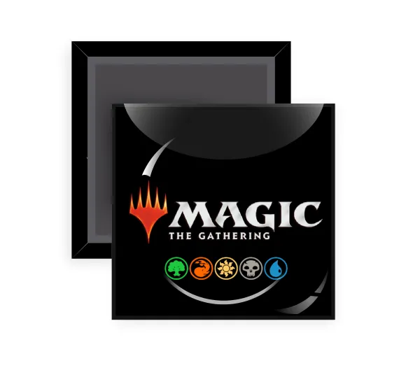 Magic the Gathering — Square fridge magnet, 5x5cm