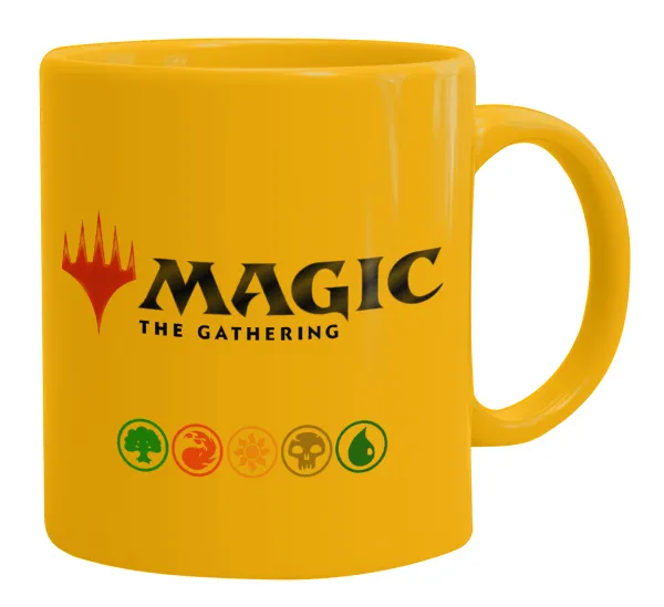 Magic the Gathering — Ceramic coffee mug yellow, 330ml