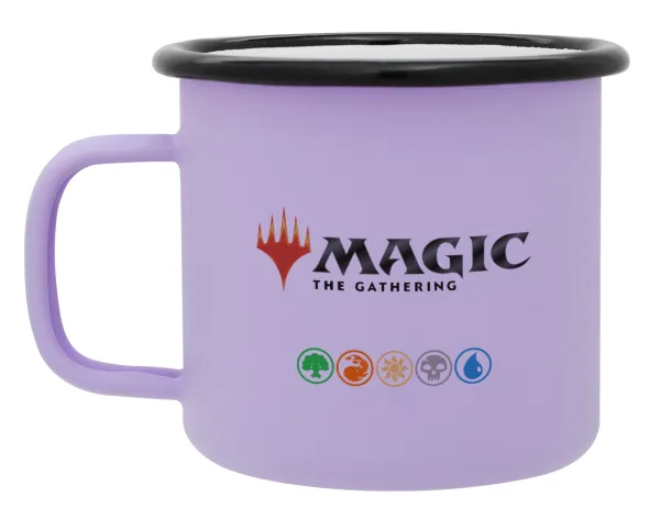 Magic the Gathering — Metal enamel mug, matte light pastel purple, 360ml