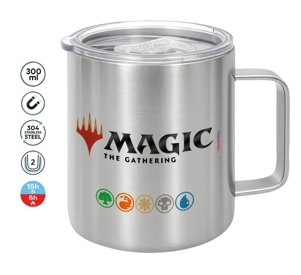 Magic the Gathering — Double-walled stainless steel mug 300ml with temperature-retaining lid
