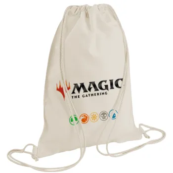 Magic the Gathering, Τσάντα πλάτης πουγκί GYMBAG natural (28x40cm)