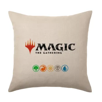 Magic the Gathering, Μαξιλάρι καναπέ ΛΙΝΟ 40x40cm περιέχεται το  γέμισμα