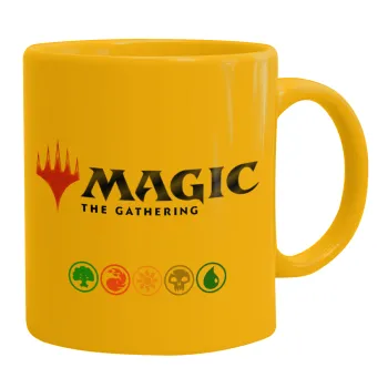 Magic the Gathering, Κούπα, κεραμική κίτρινη, 330ml