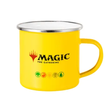 Magic the Gathering, Κούπα Μεταλλική εμαγιέ Κίτρινη 360ml