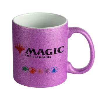 Magic the Gathering, Κούπα Μωβ Glitter που γυαλίζει, κεραμική, 330ml