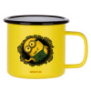 Metallic enamel MATT Yellow cup 360ml