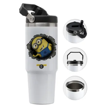Minions hi, Θερμός Ανοξείδωτο 30oz με χερούλι