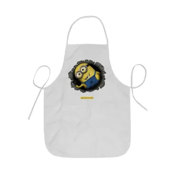 Minions hi, Ποδιά Σεφ ολόσωμη κοντή  Παιδική (44x62cm)