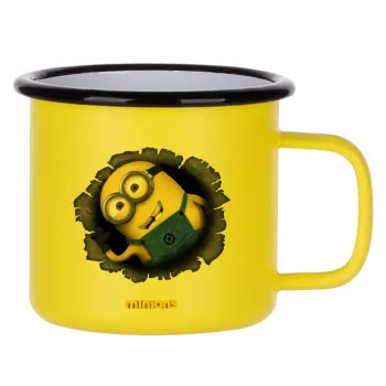 Minions hi, Κούπα Μεταλλική εμαγιέ ΜΑΤ Κίτρινη 360ml