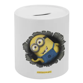 Minions hi, Κουμπαράς πορσελάνης με τάπα