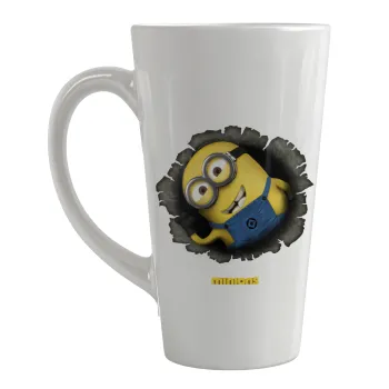 Minions hi, Κούπα κωνική Latte Μεγάλη, κεραμική, 450ml