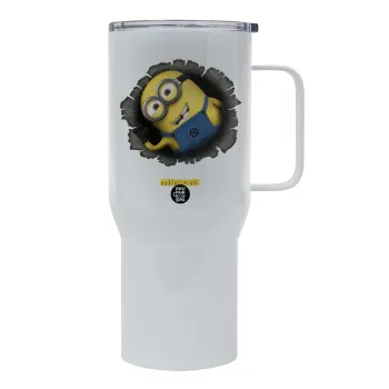 Minions hi, Tumbler με καπάκι, διπλού τοιχώματος (θερμό) 750L