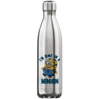 I'm one in a minion, Inox (Stainless steel) hot metal mug, double wall, 750ml