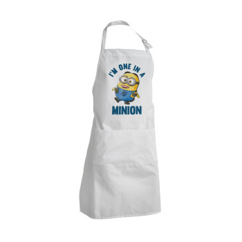 I'm one in a minion, Adult Chef Apron (with sliders and 2 pockets)