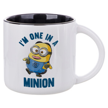 I'm one in a minion, Κούπα κεραμική 400ml Λευκή/Μαύρη