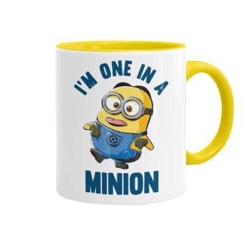 I'm one in a minion, Mug colored yellow, ceramic, 330ml