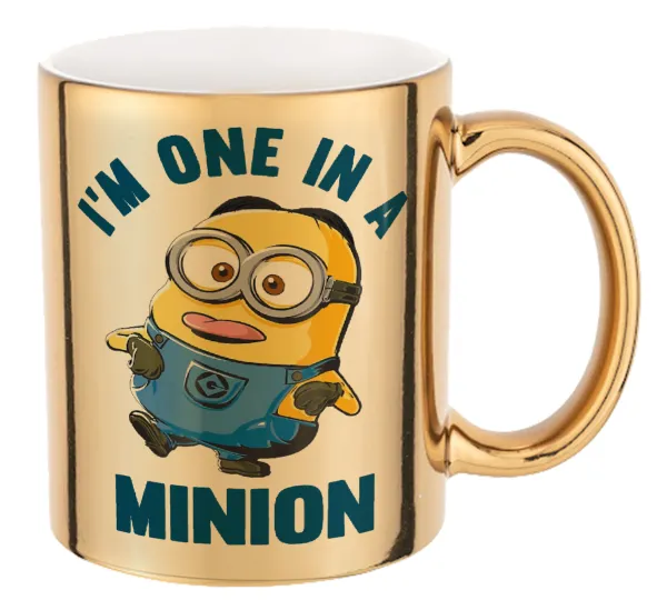 I'm one in a minion — Mug ceramic, gold mirror, 330ml