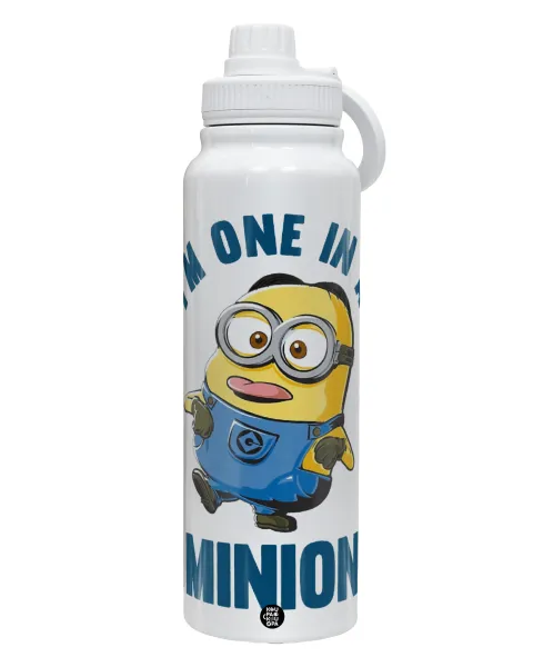 I'm one in a minion — Θερμός 1L Ανοξείδωτο με Βάση Κινητού & Διπλά Τοιχώματα