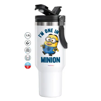 I'm one in a minion, Mega Tumbler με καπάκι, διπλού τοιχώματος (θερμό) 1,2L