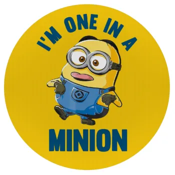 I'm one in a minion, Mousepad Στρογγυλό 20cm
