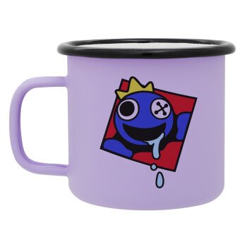 Blue, Rainbow friends, Κούπα Μεταλλική εμαγιέ ΜΑΤ Light Pastel Purple 360ml