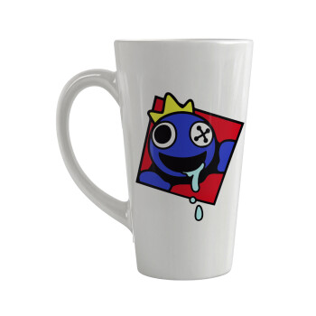 Blue, Rainbow friends, Κούπα κωνική Latte Μεγάλη, κεραμική, 450ml