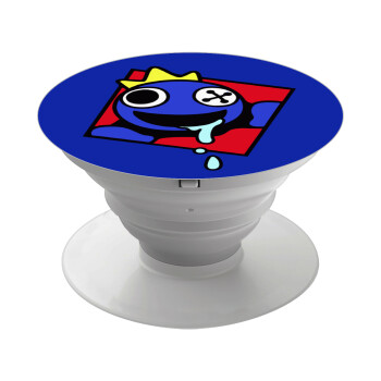 Blue, Rainbow friends, Phone Holders Stand  White Hand-held Mobile Phone Holder