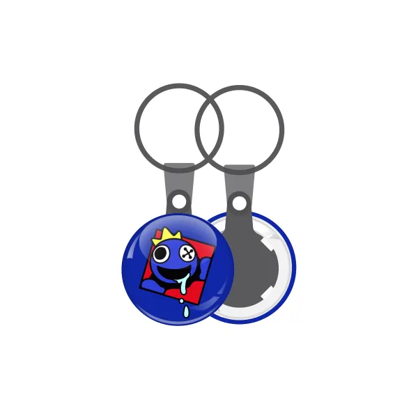 Blue — Mini keychain, 2.5cm