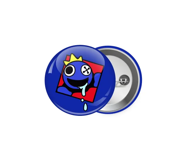 Blue — Pin badge, 5cm