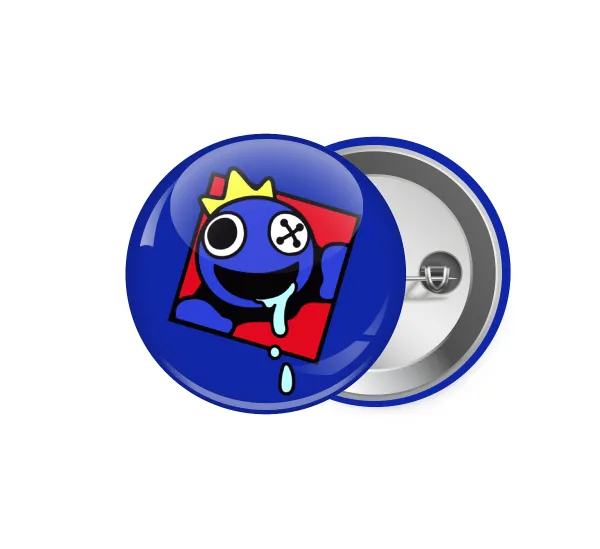 Blue — Pin badge, 5.9cm