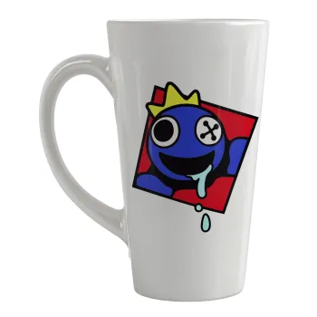 Blue, Rainbow friends, Κούπα κωνική Latte Μεγάλη, κεραμική, 450ml