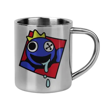 Blue, Rainbow friends, Κούπα Ανοξείδωτη διπλού τοιχώματος 300ml