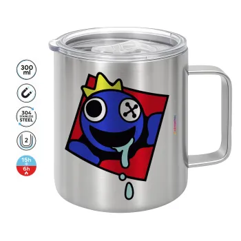 Blue, Rainbow friends, Κούπα Ανοξείδωτη διπλού τοιχώματος 300ml