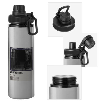 Tom Odell, another love, Metallic water bottle with safety cap, 850ml aluminum