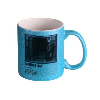 Tom Odell, another love, Κούπα Σιέλ Glitter που γυαλίζει, κεραμική, 330ml