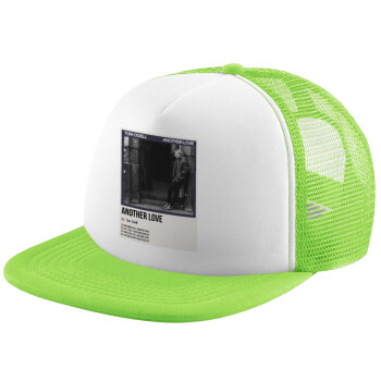 Tom Odell, another love, Καπέλο Soft Trucker με Δίχτυ Πράσινο/Λευκό