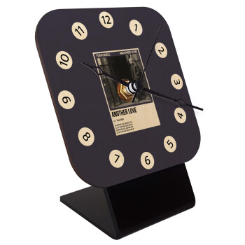 Tom Odell, another love, Quartz Table clock in natural wood (10cm)