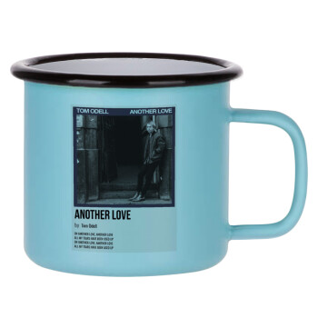 Tom Odell, another love, Κούπα Μεταλλική εμαγιέ ΜΑΤ σιέλ 360ml