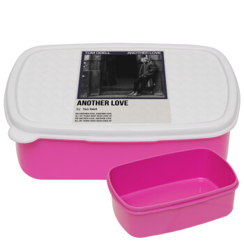 Tom Odell, another love, ΡΟΖ παιδικό δοχείο φαγητού (lunchbox) πλαστικό (BPA-FREE) Lunch Βox M18 x Π13 x Υ6cm