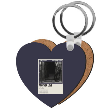 Tom Odell, another love, Μπρελόκ Ξύλινο καρδιά MDF