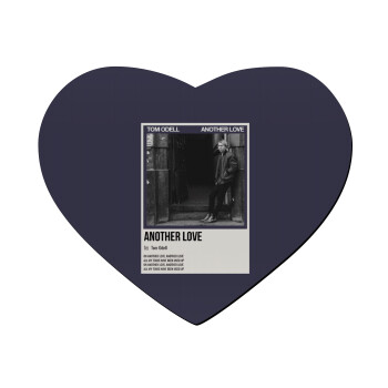 Tom Odell, another love, Mousepad heart 23x20cm