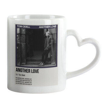 Tom Odell, another love, Mug heart handle, ceramic, 330ml